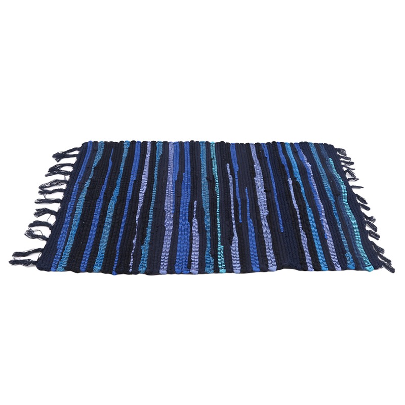 Thảm Cotton Trải Sàn Phối Tua Rua Thời Trang
