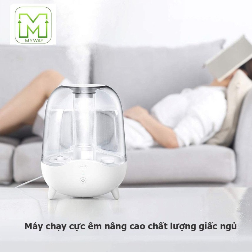 Máy phun sương tạo ẩm Deerma F325 dung tích 5L màng lọc nano cấp ẩm dưỡng da tối ưu phun sương 24/24