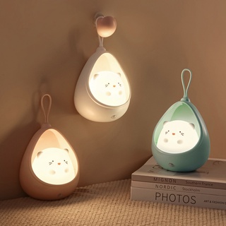 Đèn ngủ treo tường kiêm để bàn gấu, decor trang trí phòng ngủ, quà tặng đáng yêu meili store
