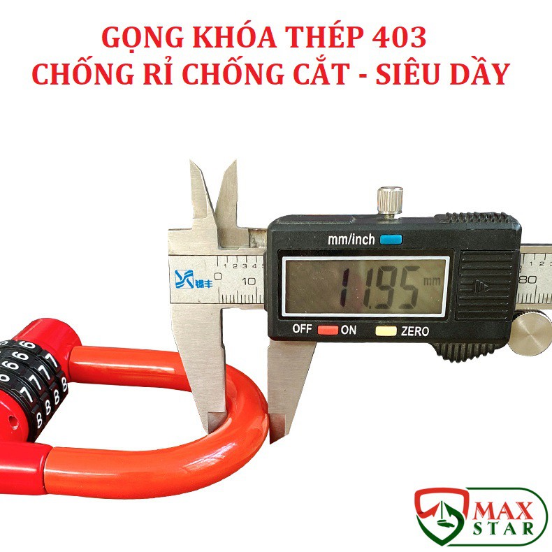 Khóa số chữ U chống trộm cao cấp Khóa số mini chữ U chống cắt ✅