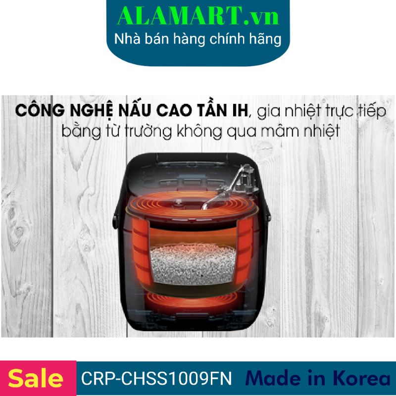 NỒI CƠM ÁP SUẤT ĐIỆN CAO TẦN CUCKOO CRPCHSS1009FN 1.8L