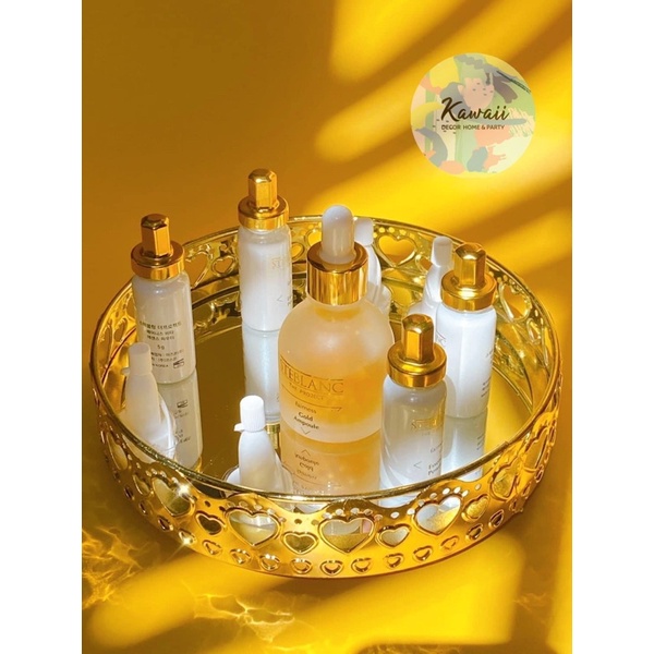 Khay đựng chụp mỹ phẩm, charm