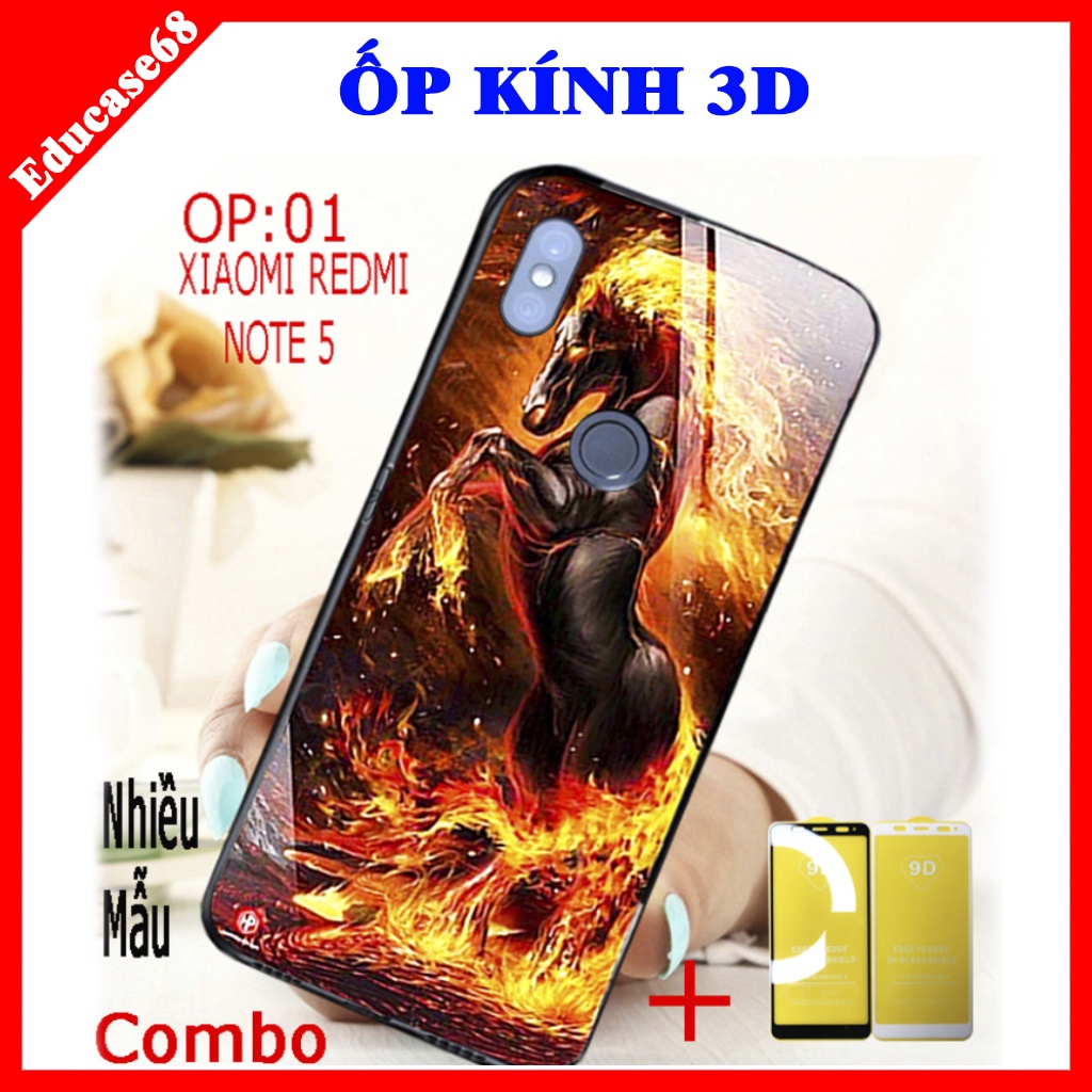 COMBO ốp lưng XIAOMI REDMI NOTE 5, XIAOMI REDMI NOTE 5 PRO (TẶNG KÈM 1 kính full màn hình) Educase68