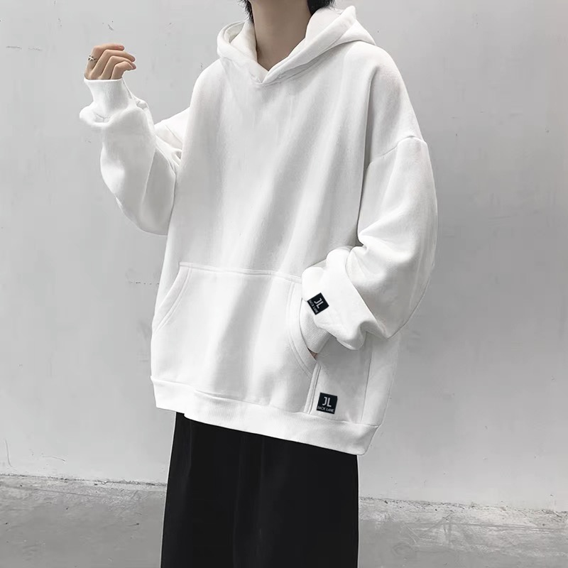 Áo Hoodie oversize trơn Basic, JACKLANE , Áo nam nữ Unisex Jack Lane dài tay chất vài dày ấm phong cách Hàn Quốc