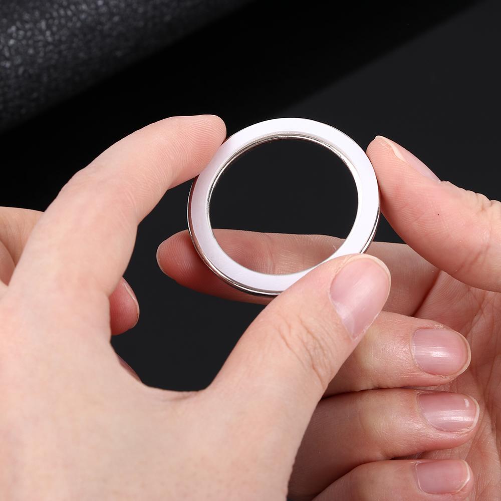 SUYO Ốp Nút Công Tắc Khởi Động Xe Hơi Hình Tròn Đính Đá Lấp Lánh Tiện Dụng