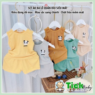 Bộ ba lỗ cho bé, bộ ba lỗ quần đùi bé trai chất liệu cotton cực mềm mát