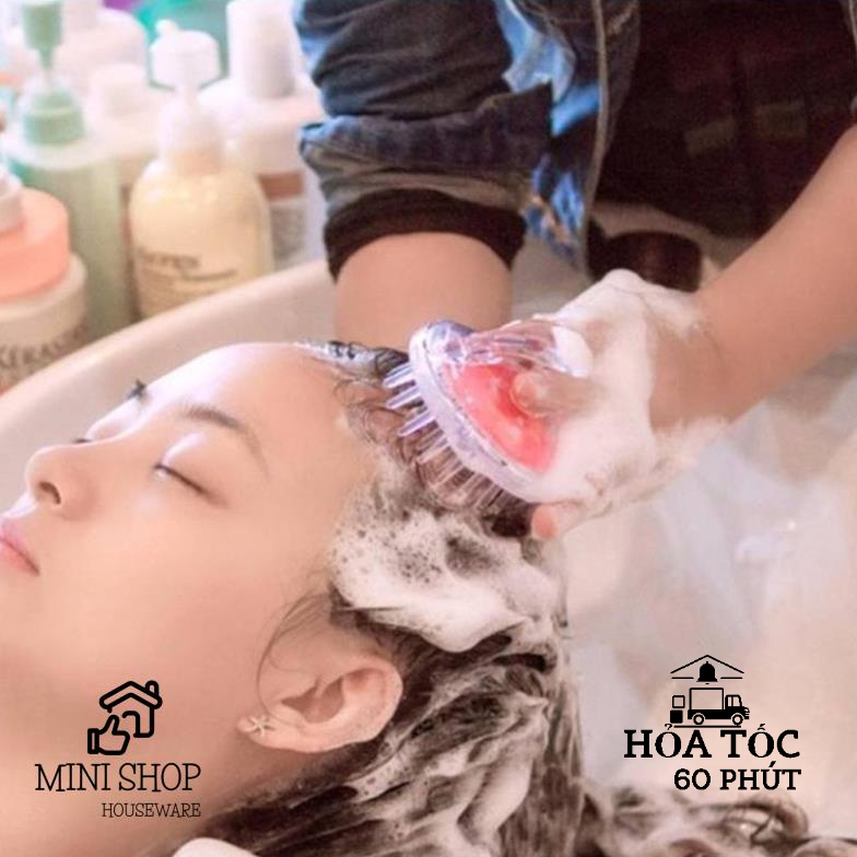 Lược Gội Đầu Mềm Mại Chăm Sóc Mát Xa Tóc Chuyên Dụng