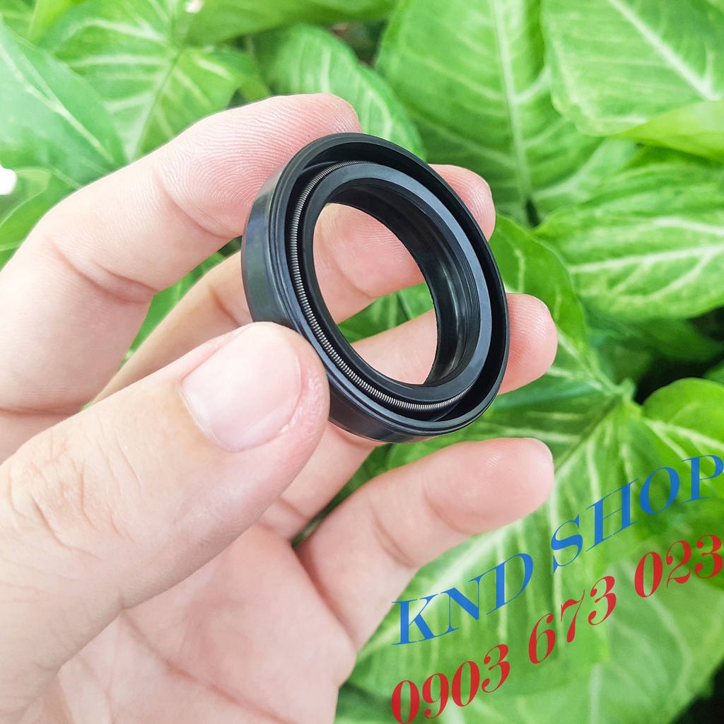 Phốt phuộc trước cho Honda SH, Dyland, @,...phụ tùng xe máy loại vòng đệm cao su 2 lò xo DC 33*45*8/10 | KND Shops