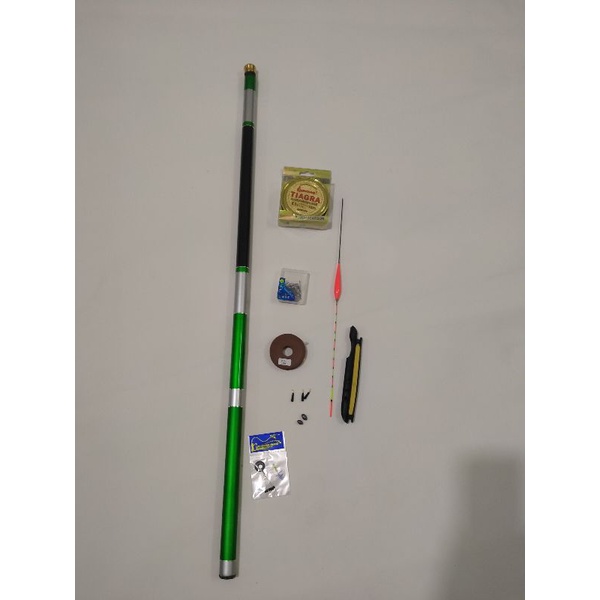 Combo cần câu đơn 5h và phụ kiện