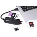 Bộ Chia HUB USB 2.0 Orico H3TS-U2 3 Cổng (Tích Hợp Đầu Đọc Thẻ Nhớ TF/SD) - Hàng Chính Hãng