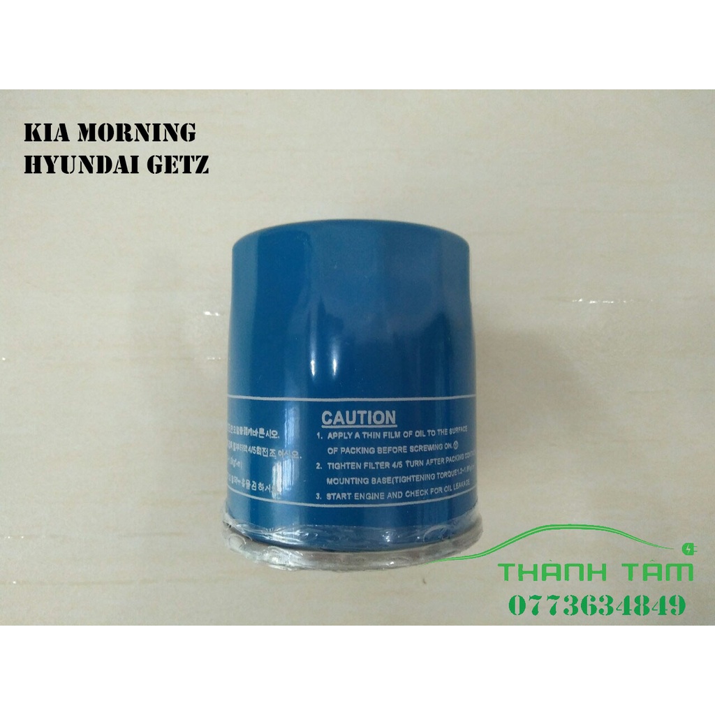 LỌC NHỚT LỌC DẦU KIA MORNING & HYUNDAI GETZ