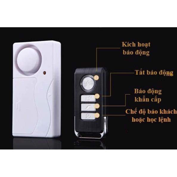 Báo Động Cửa Mở Cảm Biến Má Từ Có Remote KS-SF03R