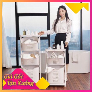 (CXD2)  Kệ plastic di động  3 tầng - Giá siêu ưu đãi(subii)