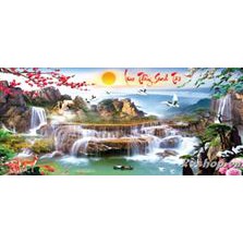 Tranh đa Y8083 Lưu thủy sinh tài