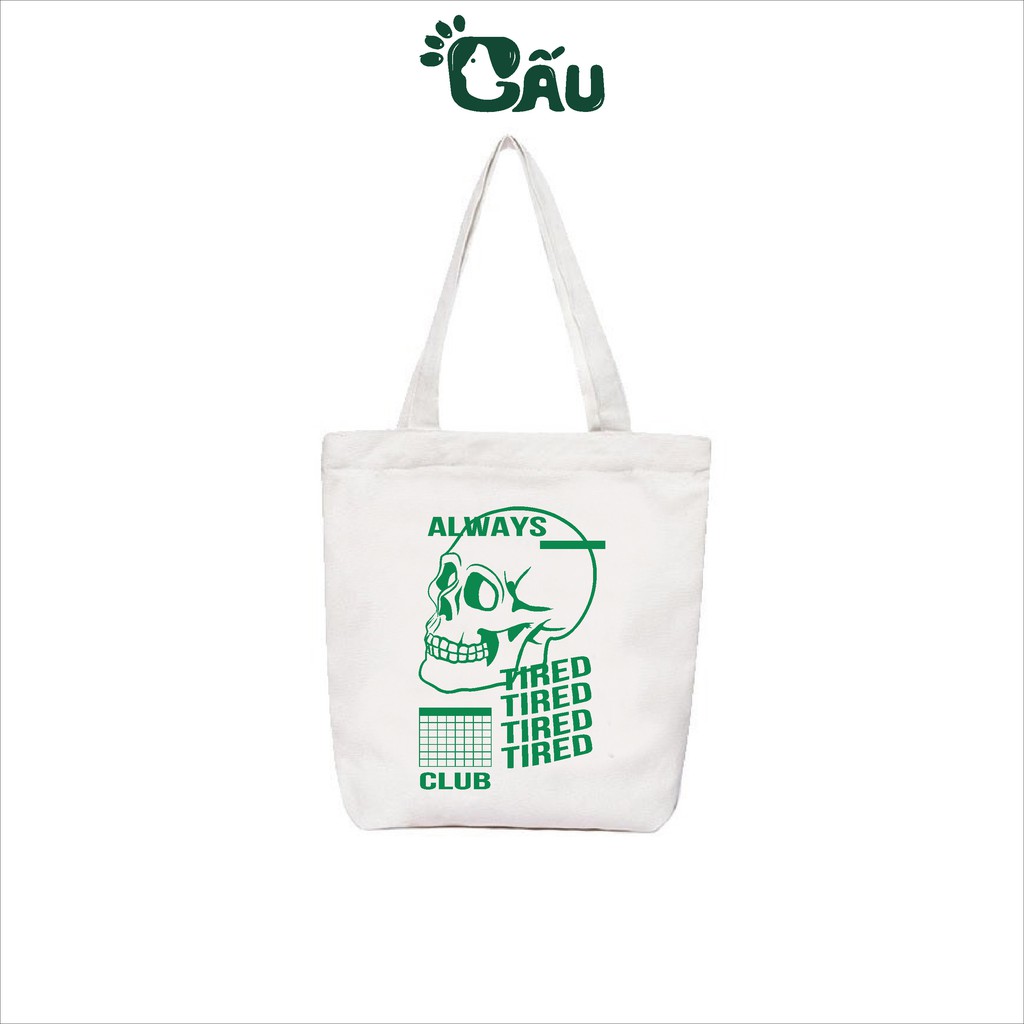 Túi tote Gấu194 vải bố canvas cao cấp mềm mịn - Always Tried