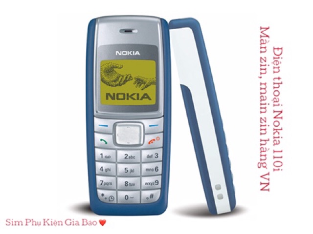 Điện thoại Nokia 110i, 1200, 1202, 1280 chính hãng, màn và main zin . Có bảo hành