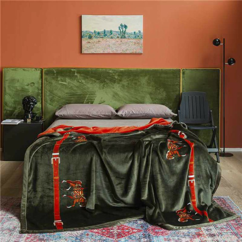 CHĂN TUYẾT NHUNG ĐẮP MÙA ĐÔNG  2 MẶT CỰC ẤM 2KG7