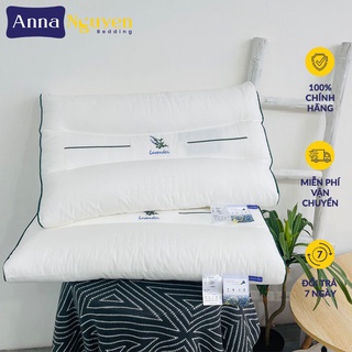 Gối lông vũ nhân tạo lavender anna nguyen ruột gối lông vũ mềm kê cổ gối đầu nằm ngủ ngon