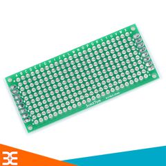 Phíp Đồng Đục Lỗ 2 Mặt PCB Xanh Tốt 1.6mm