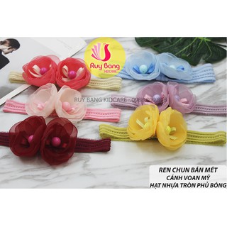 Băng đô ren chun BD00021/dây thun/chun co giãn dùng làm kẹp tóc, băng đô, bờm, phụ kiện may mặc