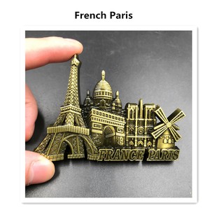 Sticker nam châm dán tủ lạnh phong cách Pháp