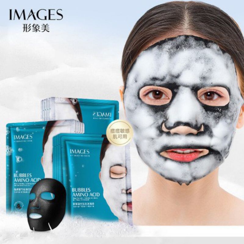 [RẺ VÔ ĐỊCH]Mặt Nạ Sủi Bọt Thải Độc AMINO ACID IMAGES | Thế Giới Skin Care