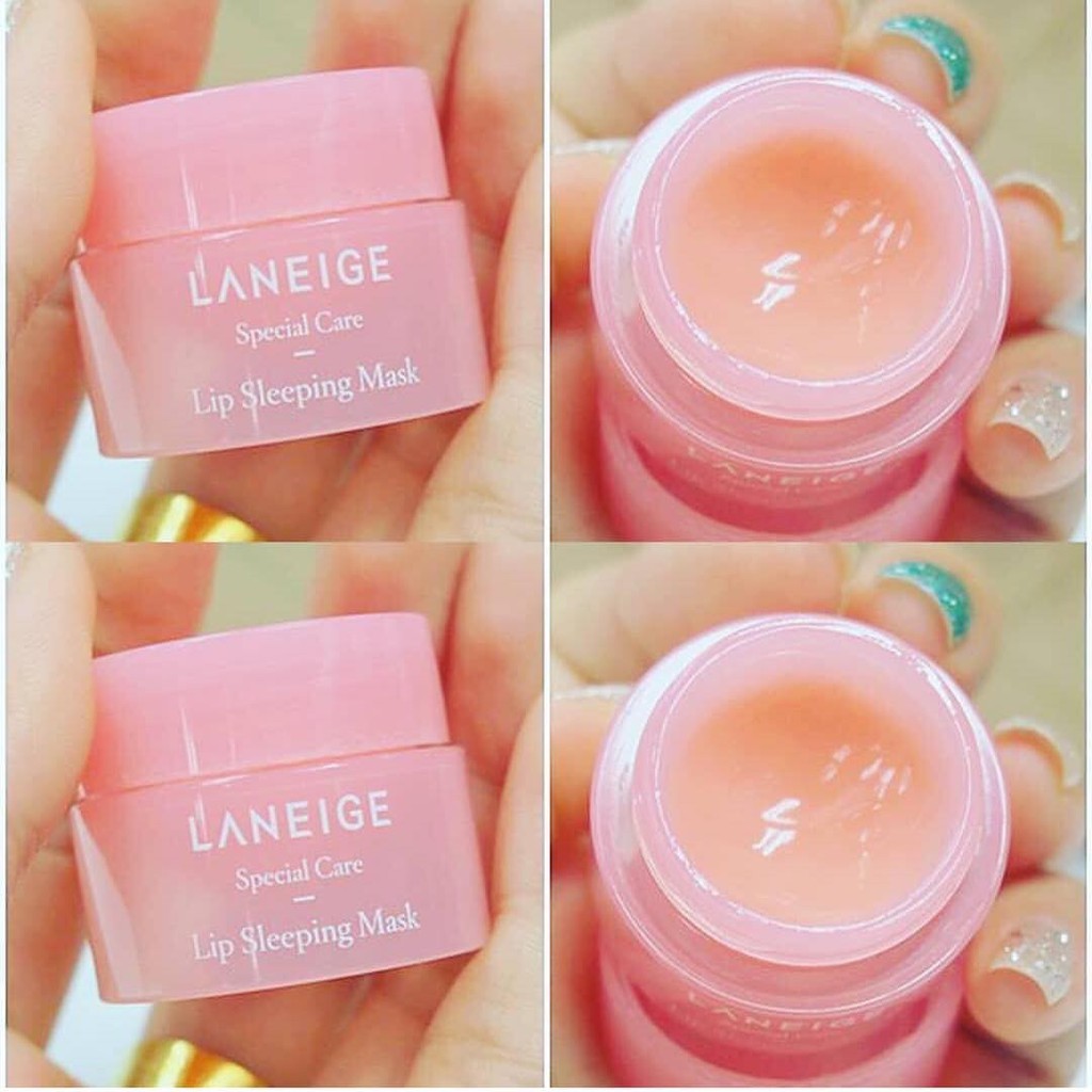 Mặt nạ ngủ ủ môi Laneige minisize 3g màu hồng