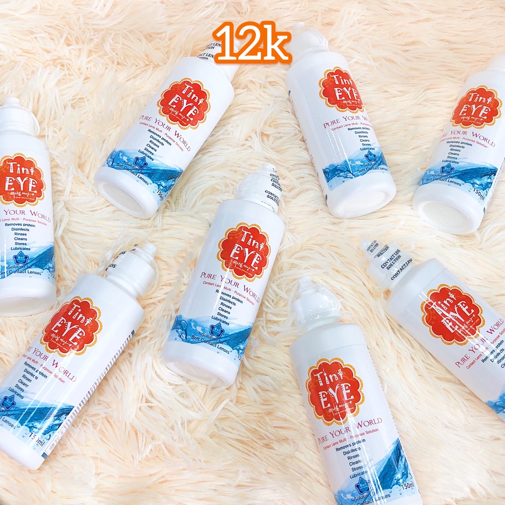 KM: 24k/chai Nước ngâm lens cao cấp 6 trong 1 Tinteye Lens