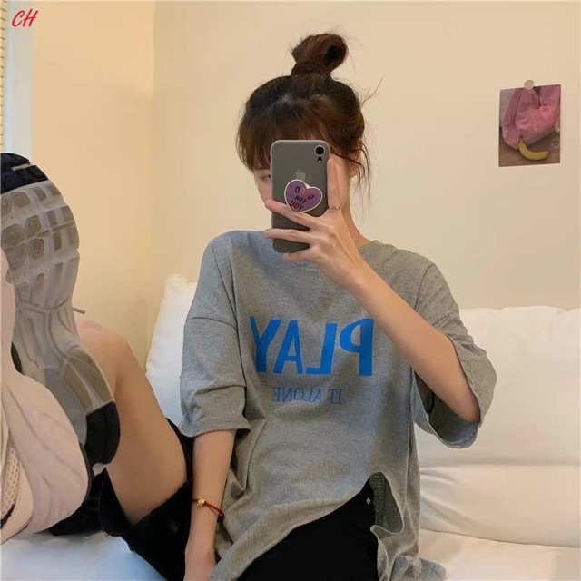 Áo Play xẻ hông Chất tixi COP978