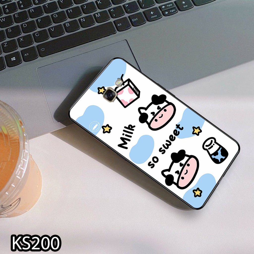 Ốp lưng Samsung A3-2017/A5-2017/A7-2017  in hình bò sữa siêu đẹp, độc, lạ_KINGSTORE.HN_Ốp SS A320/A520/A720