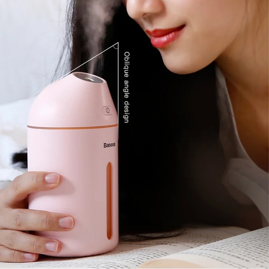 [Chính hãng-Sẵn] Máy phun sương tạo ẩm - lọc không khí mini Baseus Cute Mini Air Humidifier LV087 (320ml, USB 5V) LV087