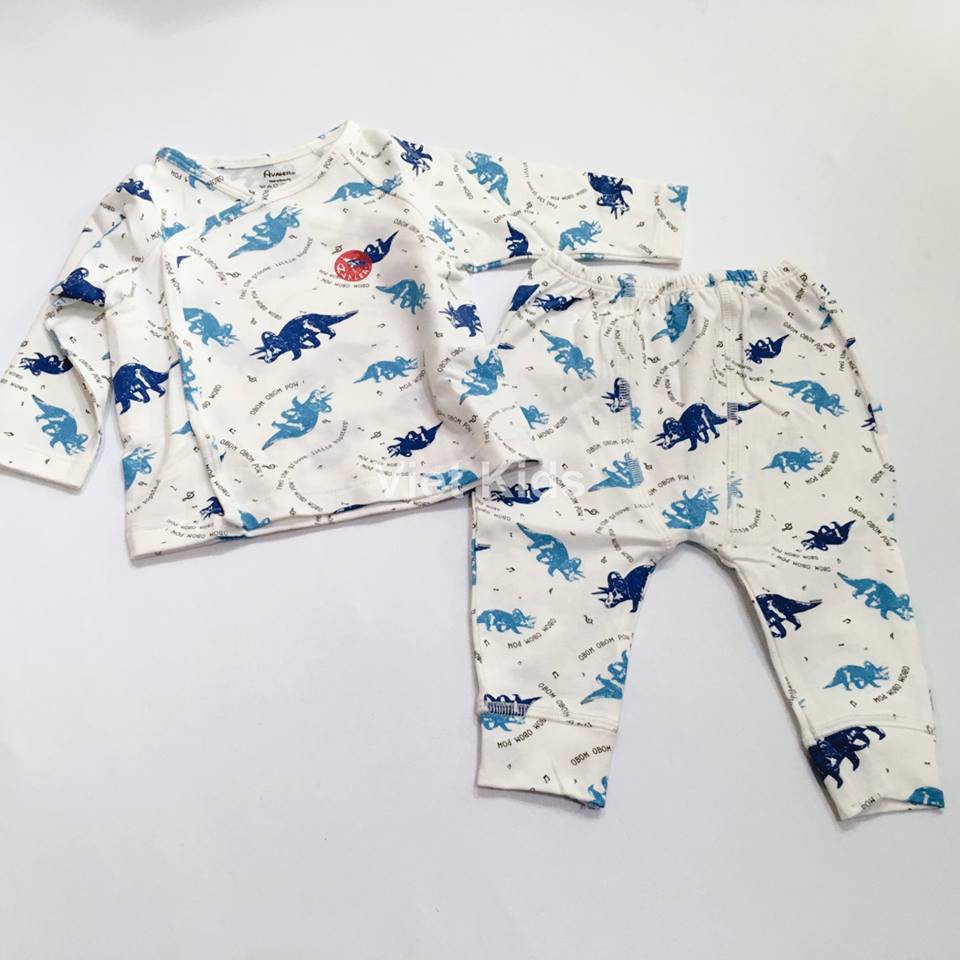 Bộ cúc lệch dài tay Avaler cotton