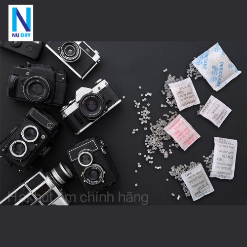 Túi hút ẩm cho Thực phẩm Quần áo gói hút âm Phòng Ngủ Giày dép Máy ảnh 1 KG hạt hút ẩm silica gel - NU DRY