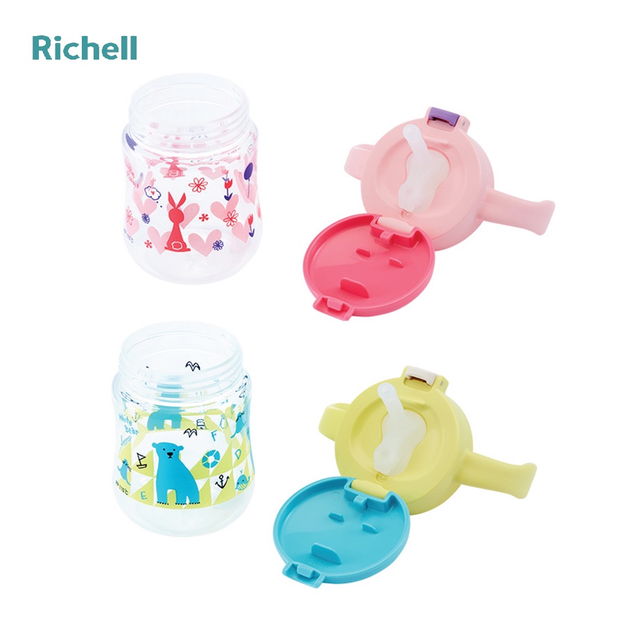 Cốc ống hút T.L.I Richell