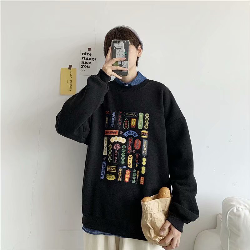 Áo Sweater Cổ Tròn Thời Trang Mùa Đông Hàn Quốc Nhiều Size M-5xl