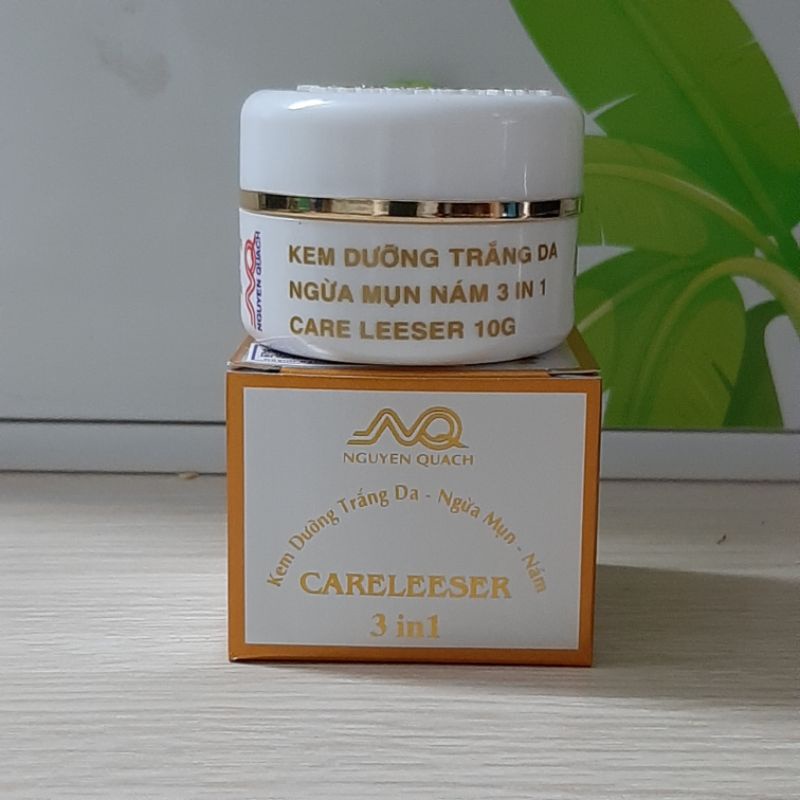 KEM CARE TRẮNG DA 3IN1, CHỐNG NẮNG, TÁI TẠO, NGỪA MỤN, NGỪA NÁM NGUYỄN QUÁCH