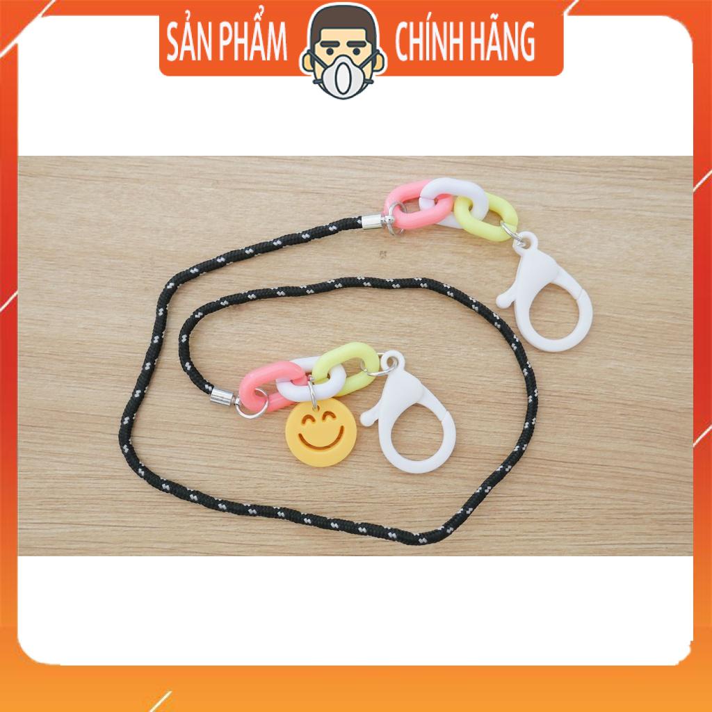 Dây đeo khẩu trang cao cấp mặt cười dễ thương cho người trẻ em/ người lớn