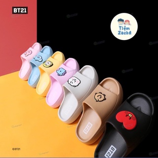 Line friends bt21 baby joy slippers dép bánh mì baby bt21