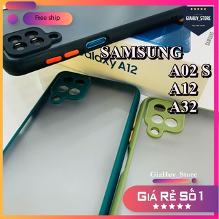 Ốp lưng Samsung A32/A02S/A12/A52/A72 mẫu nhám chống sốc bảo vệ camera-Giahuy_Strore ốp lưng giá rẻ.