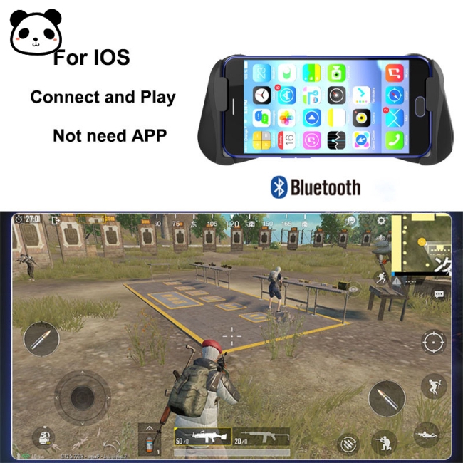 Bluetooth 4.0 Gamepad PUBG Controller PUBG Mobile Triggers Joystick Wireless Joypad for iPhone XS