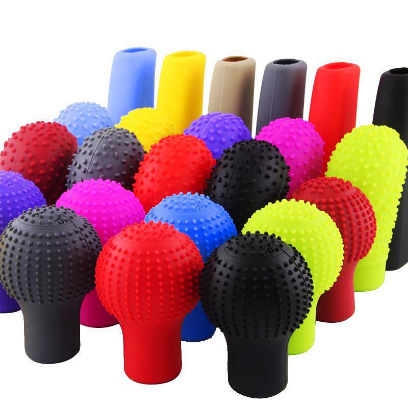 Universal Silicone Gear Shift Knob Cover Car Gear Cover Manual Gear Hanging Gear Lever Cover Gear Handbrake Sleeve Gear Controller Protective Cover xQGW