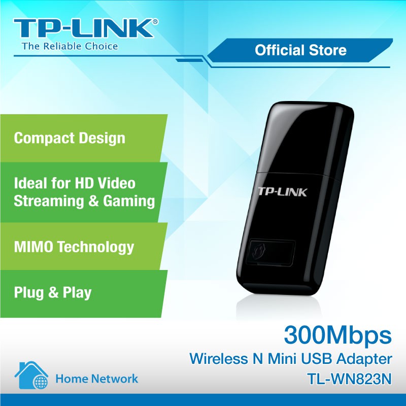 Bộ Thu Usb WiFi Không Dây TPLink TL-WN823N 300Mbps - TPLink 823N - 823N