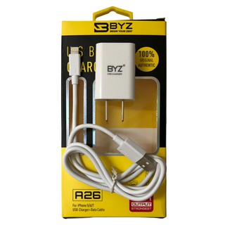 Bộ sạc BYZ 1.2A ip5/6/7 A26