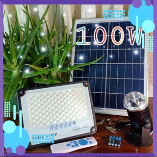 100w đèn pha led năng lượng mặt trời , solar light , ip67 chống nước , nhôm đúc nguyên khối
