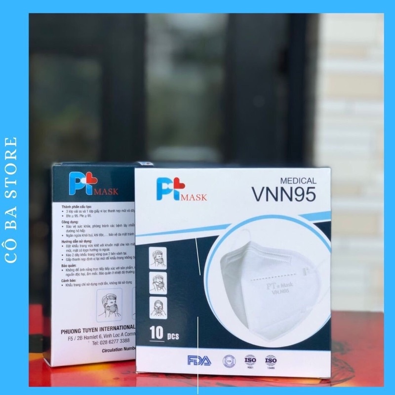 Combo 5 hộp khẩu trang N95 PT MASK 4 lớp kháng khuẩn | BigBuy360 - bigbuy360.vn