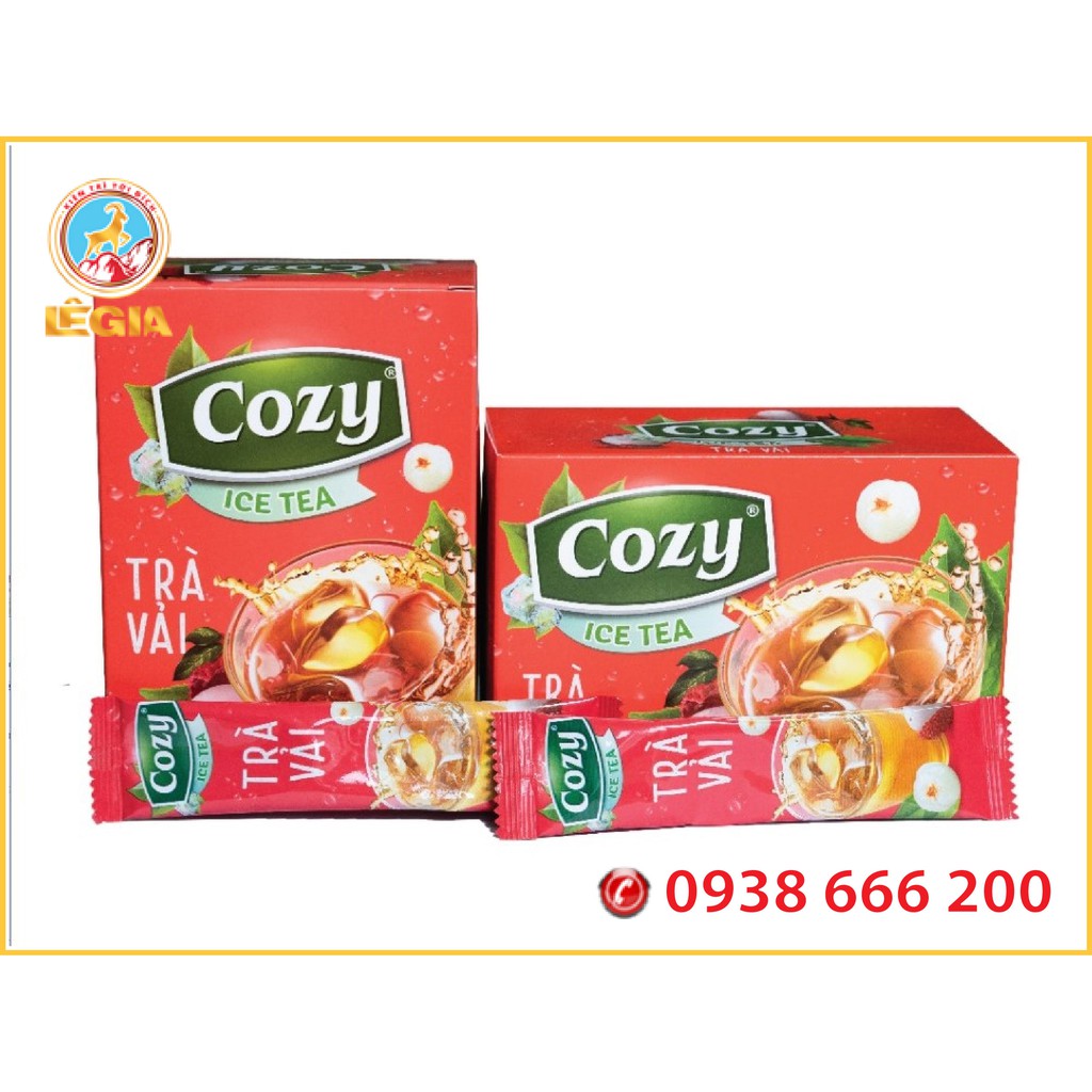 Trà COZY Hương Vải Hòa Tan 270G - COZY LYCHEE ICE TEA
