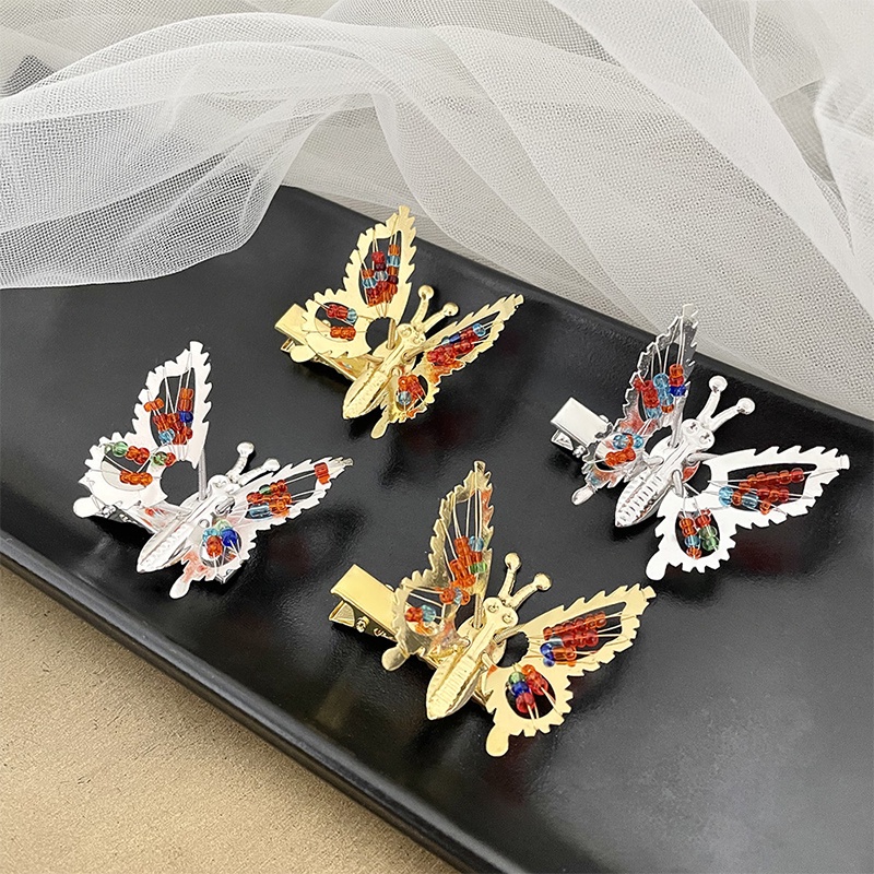 Kẹp Tóc Hình Bươm Bướm Màu Sắc Rực Rỡ Dành Cho Bé Gái