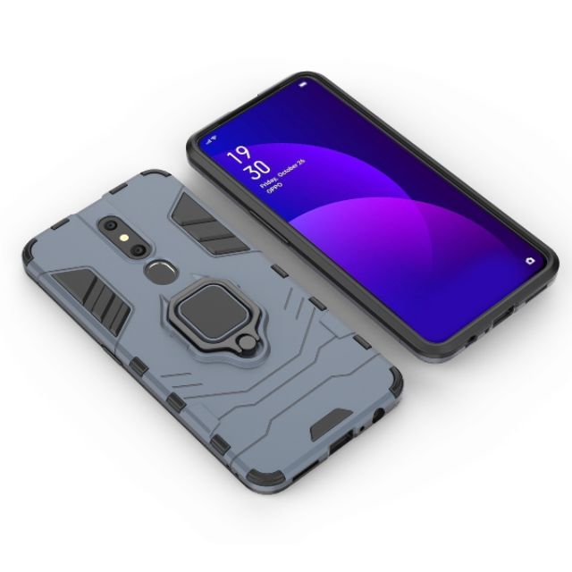 Ốp lưng Oppo F11 Pro chống sốc Iron Man Iring cao cấp giá đỡ xem phim