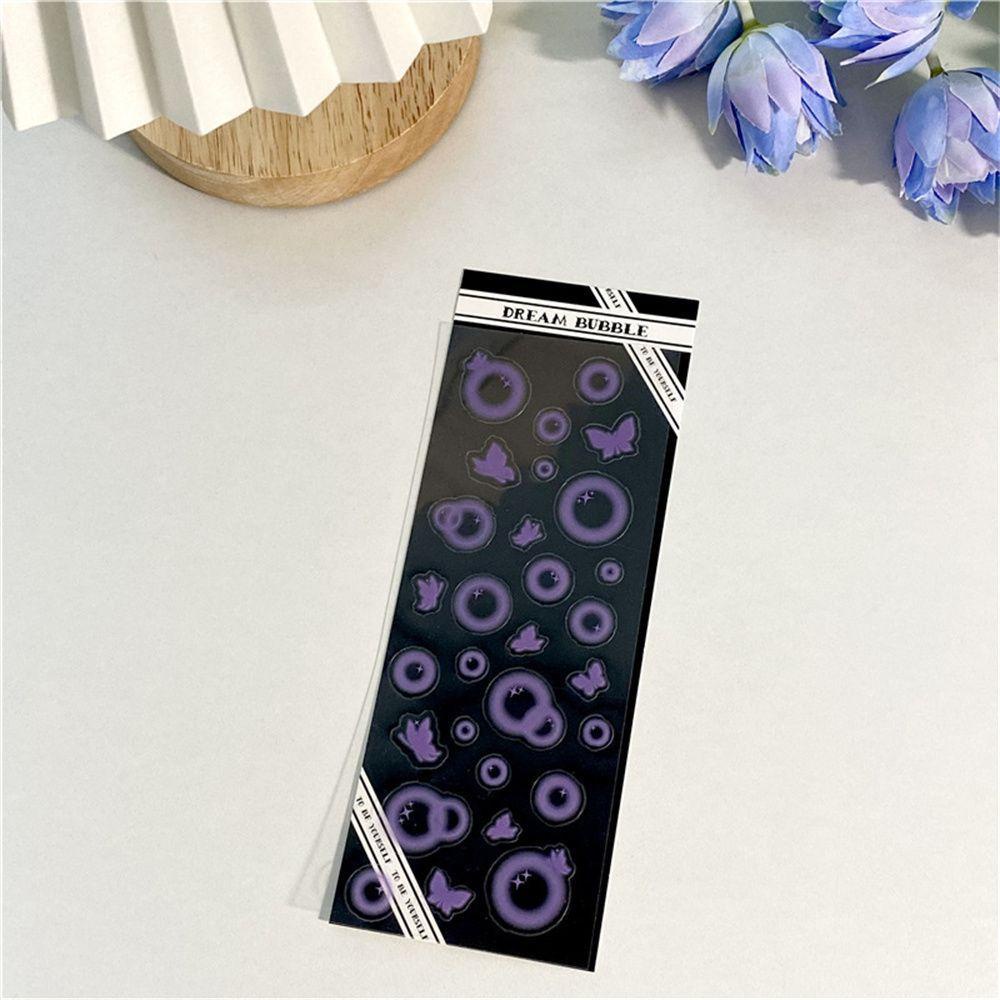 Sticker Dán Trang Trí Sổ Lưu Niệm Hình Bướm DIY