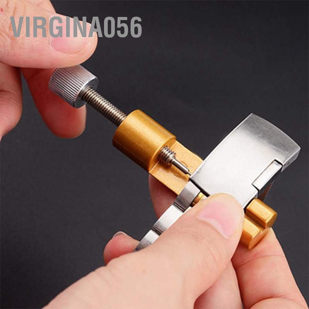 Virgina056 Metal Adjustable Watch Band Strap Bracelet Link Pin Remover Repair Tool Kit